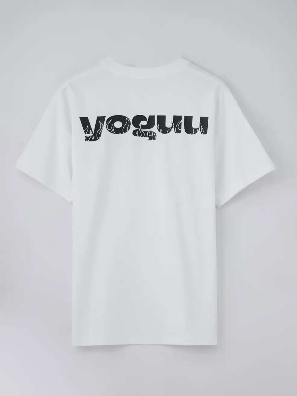 T-shirt Yoguu Thêu Logo Thân Trước - Trắng - 0