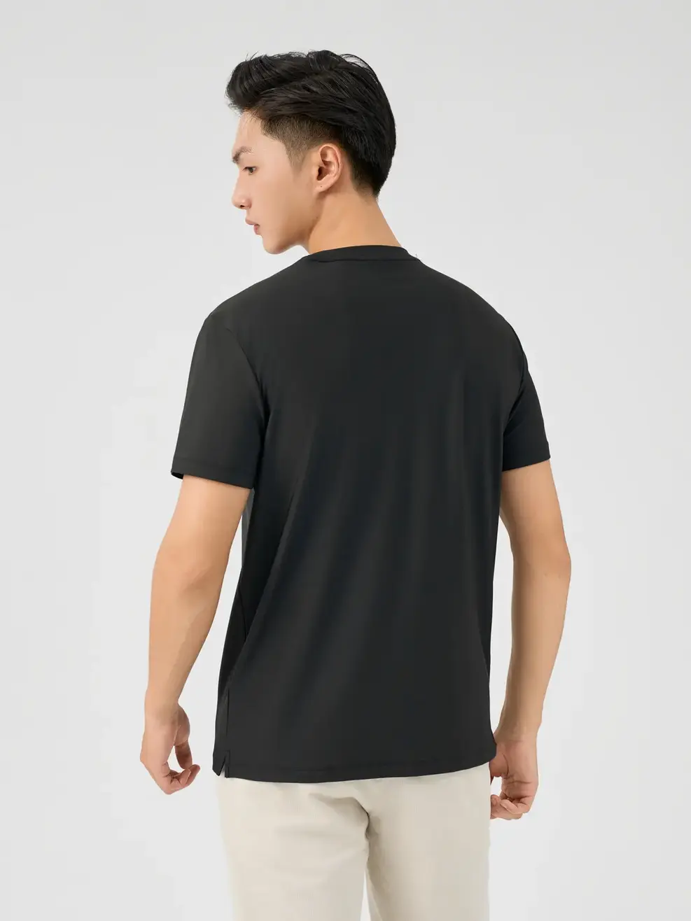 T-shirt Nam Thể Thao Quốc Dân Thoáng Khí - Đen - M