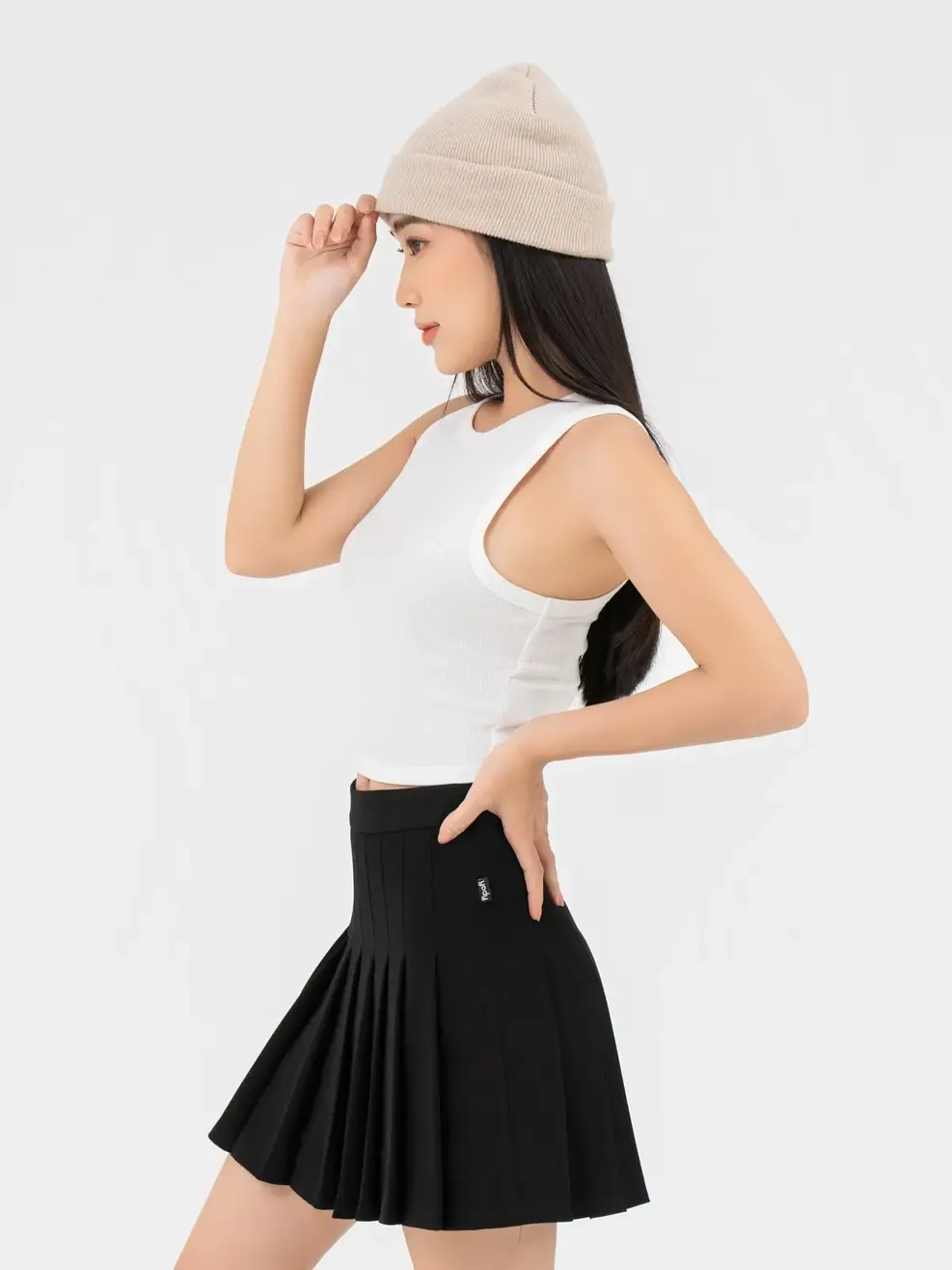 Áo 3 Lỗ Nữ Thun Tăm Hách Dáng - Trắng - S