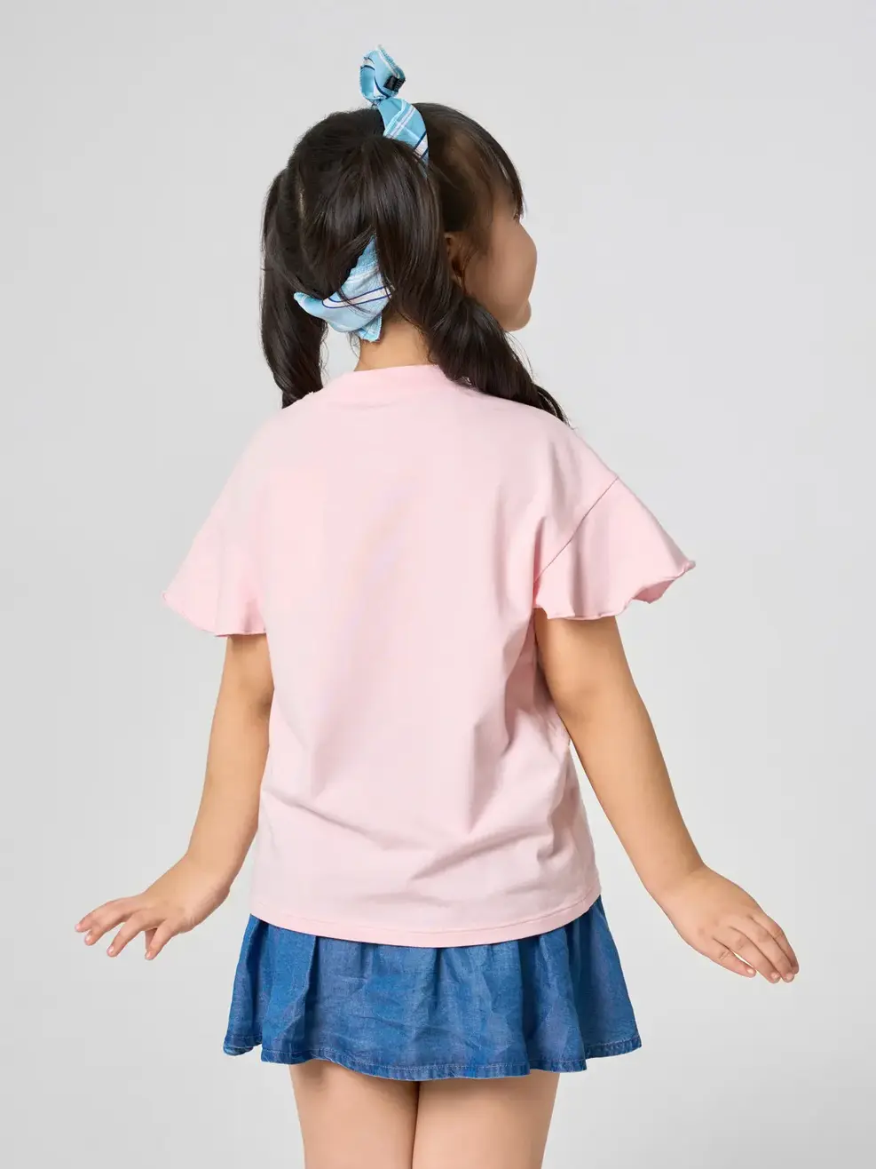 Áo Phông Bé Gái Nàng Tiên Cá - HỒNG PHỚT - 4-5