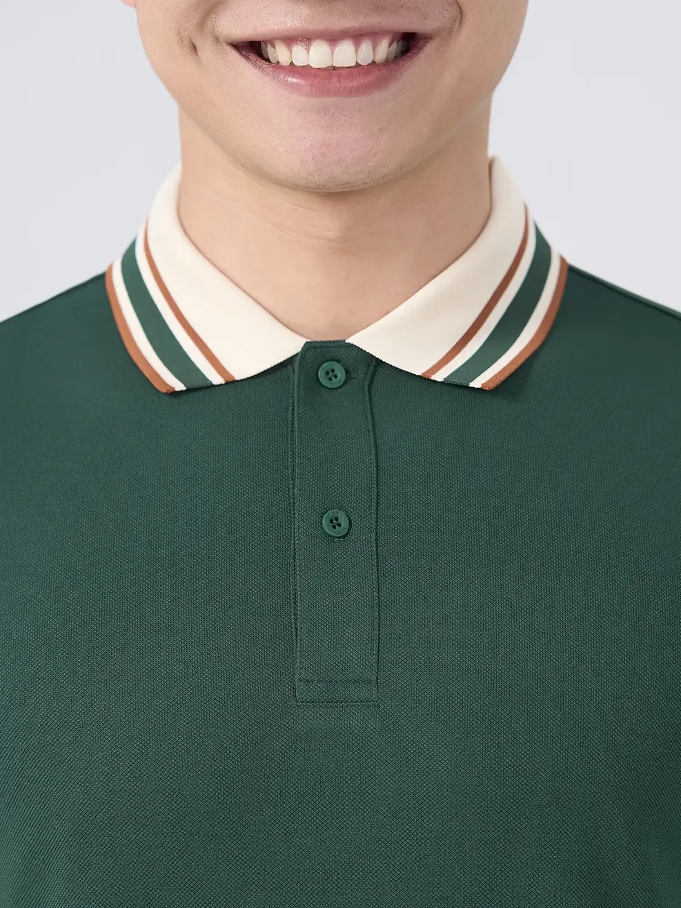 Áo Polo Nam Bo Cổ Phối Màu (APM7213) - XANH 067 - M