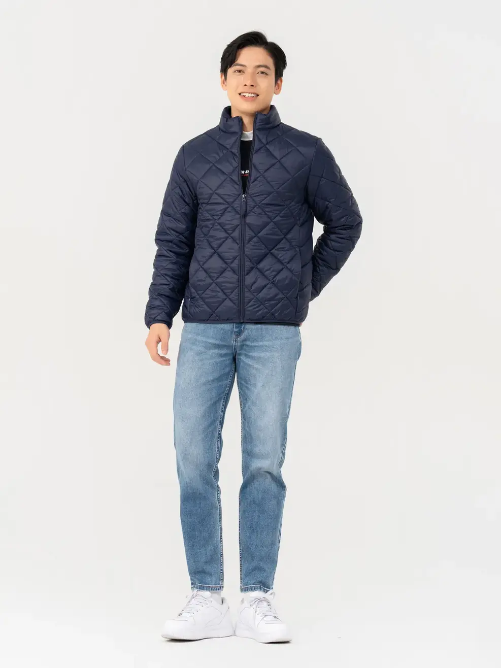 Áo Phao Nam Trần Trám - Tím than - 2XL