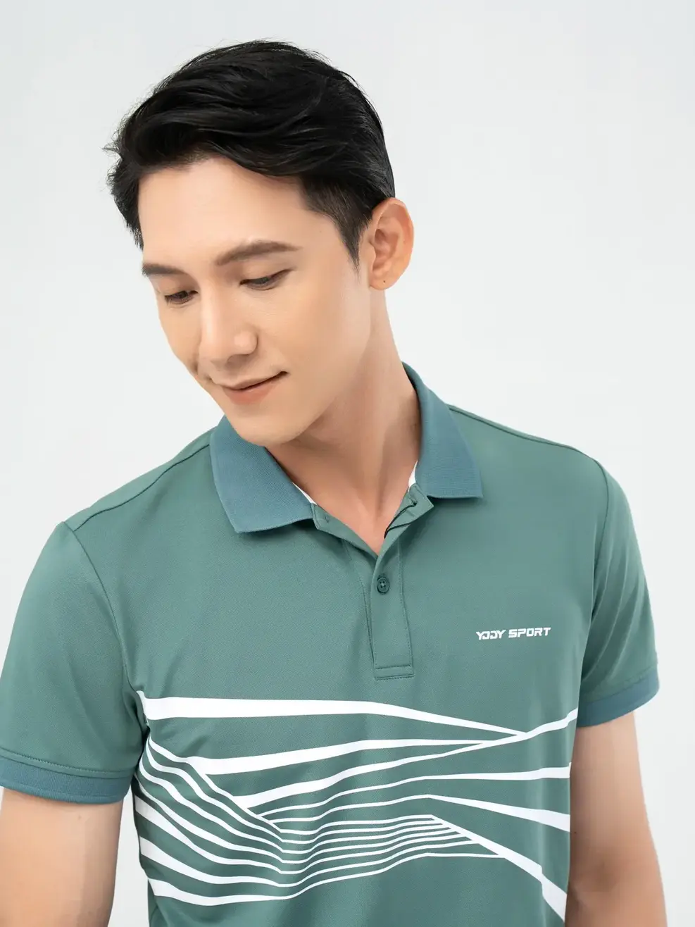 Polo Nam Yody Sport - Xanh rêu - M