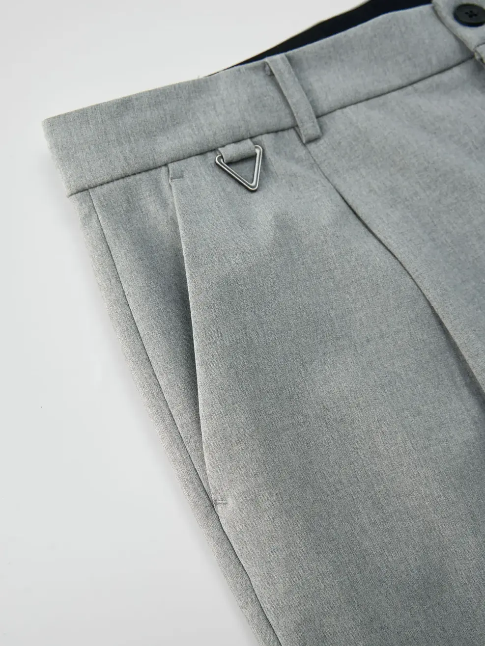 Quần Âu Nam Baggy Xếp Ly Trước - Ghi - 31