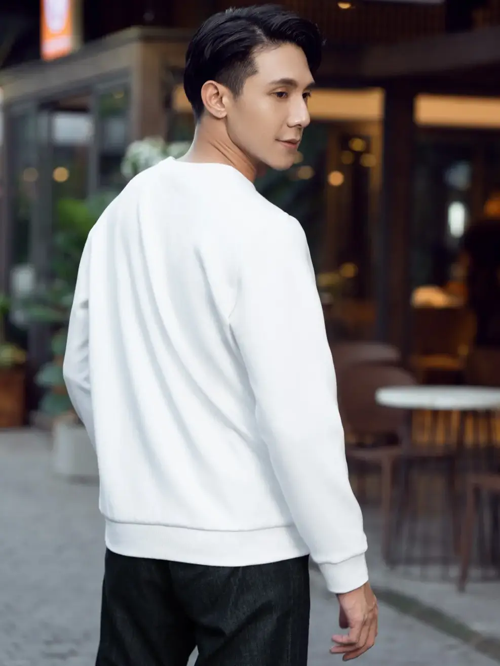 Áo gia đình thêu trái tim - Trắng - 2XL