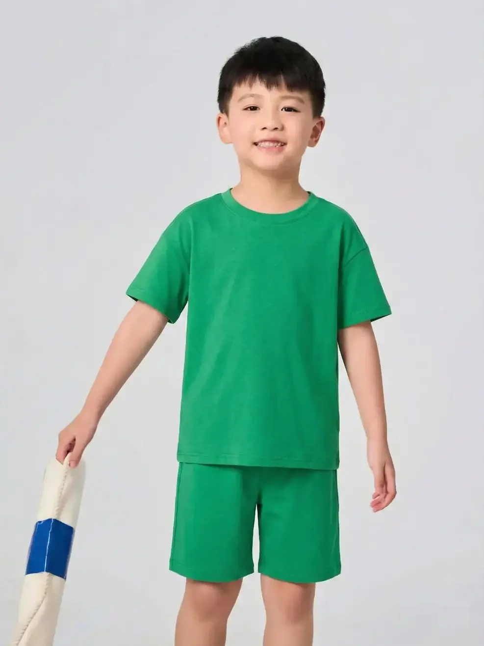 Bộ Đồ Cơ Bản Cho Bé - Xanh Lá 157 - 4-5