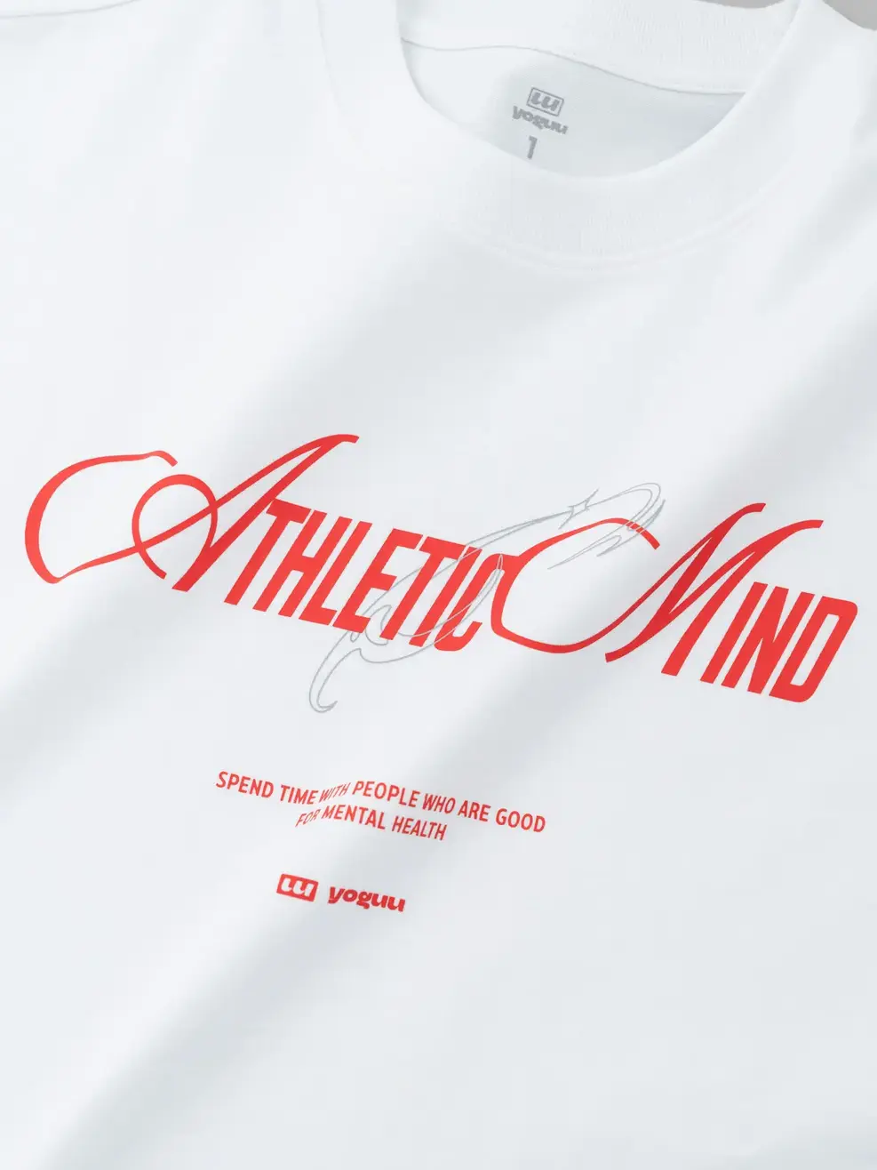 T-shirt Oversize Athletic Mind - Trắng - 0