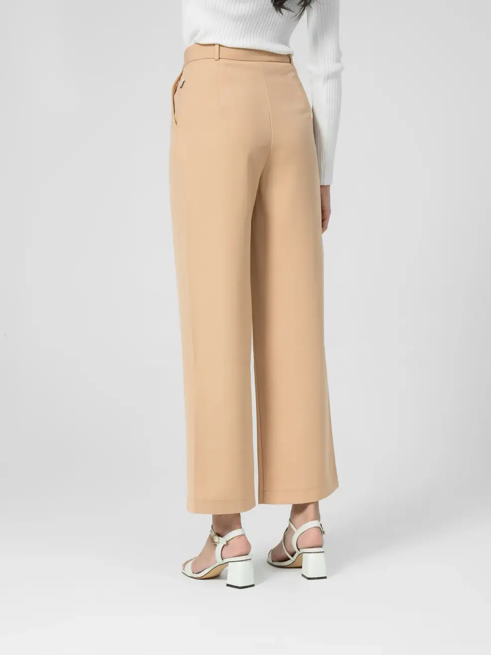 QUần tây nữ ống suông đứng 2 ly - Be