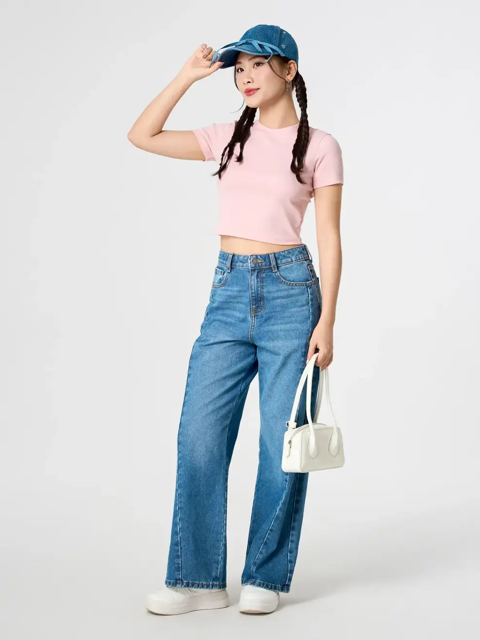 Áo Phông Croptop Yoguu - Hồng 032 - S