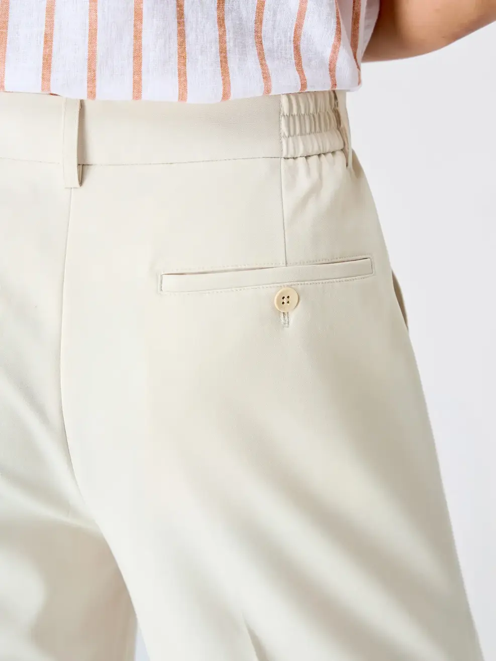 Quần Âu Nam Nam Cạp Chun Daily Pant - Xám 152 - 29