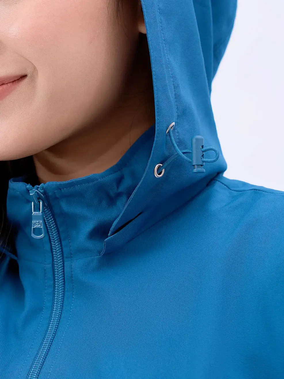 Áo khoác gió nữ trượt nước thông minh - Xanh than - S