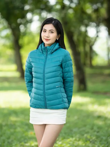 Áo Khoác Phao Nữ 3s Plus - Trượt Nước, Siêu Nhẹ