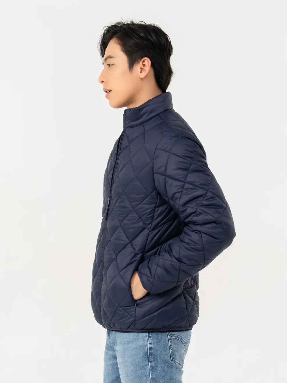 Áo Phao Nam Trần Trám - Tím than - 2XL