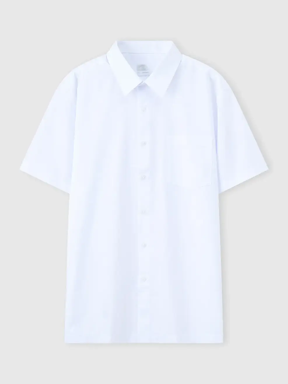 Áo Sơ-mi Ngắn Tay nam vạt ngang phom Regular - TRẮNG 023 - M