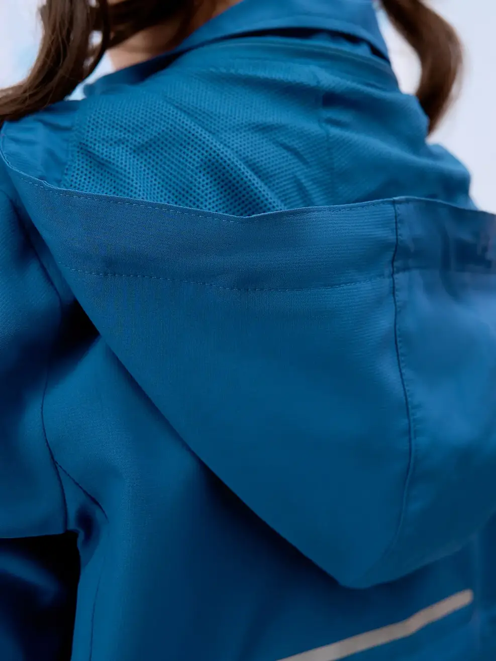 Áo khoác gió trẻ em trượt nước thông minh - Xanh than - 4-5