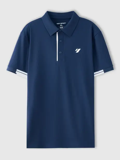 Áo Polo Thể Thao Nam Waffle Phối Nẹp