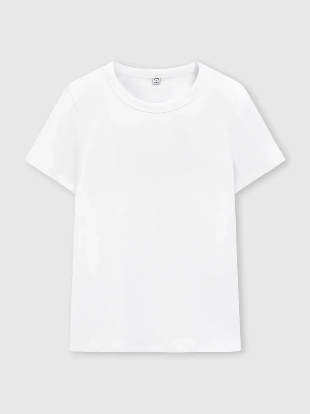Áo Phông Nữ Slim Fit Cổ Tròn - Trắng 001 - S