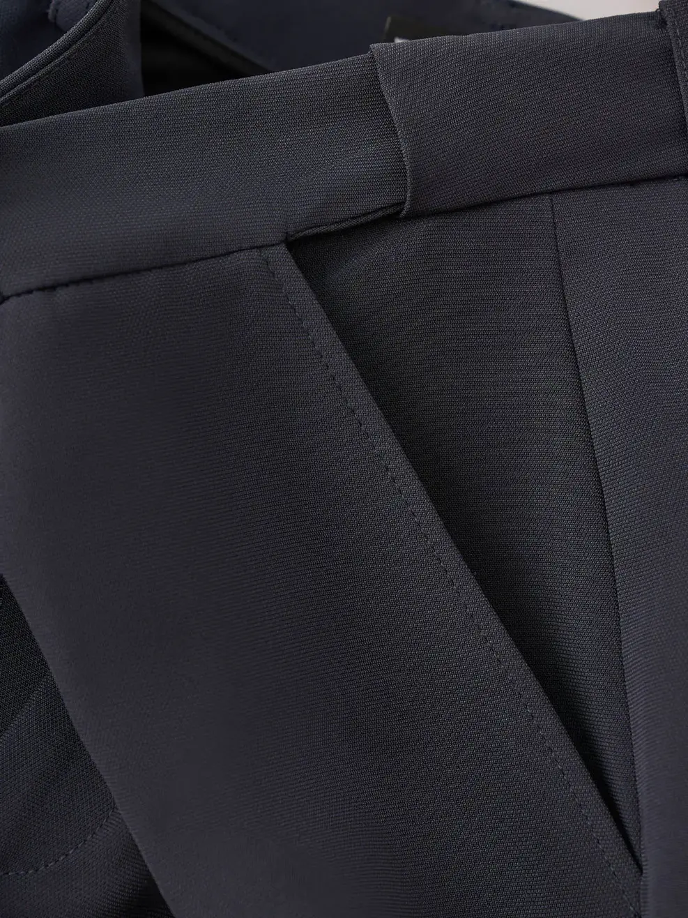 Quần wide leg essential - ĐEN 002 - S