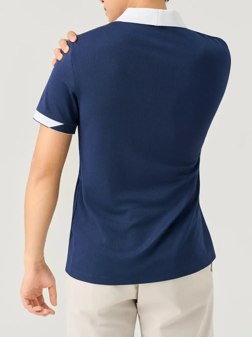 Áo Polo Nam Sport Phối Cổ - Navy 001 - M