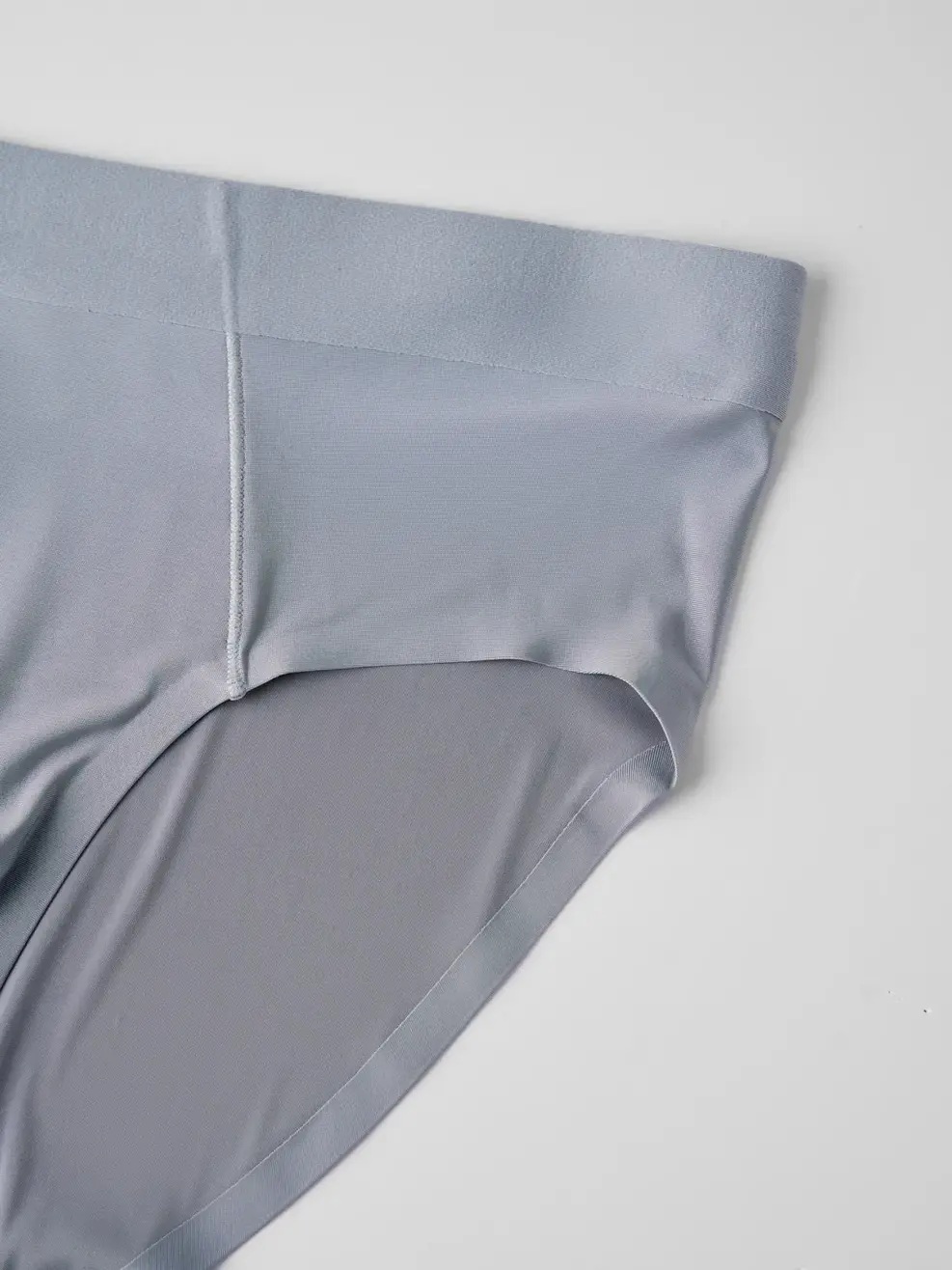 Quần Lót Nam Dáng Briefs Thun Lạnh Seamless Combo 2 - Xám 049 - M