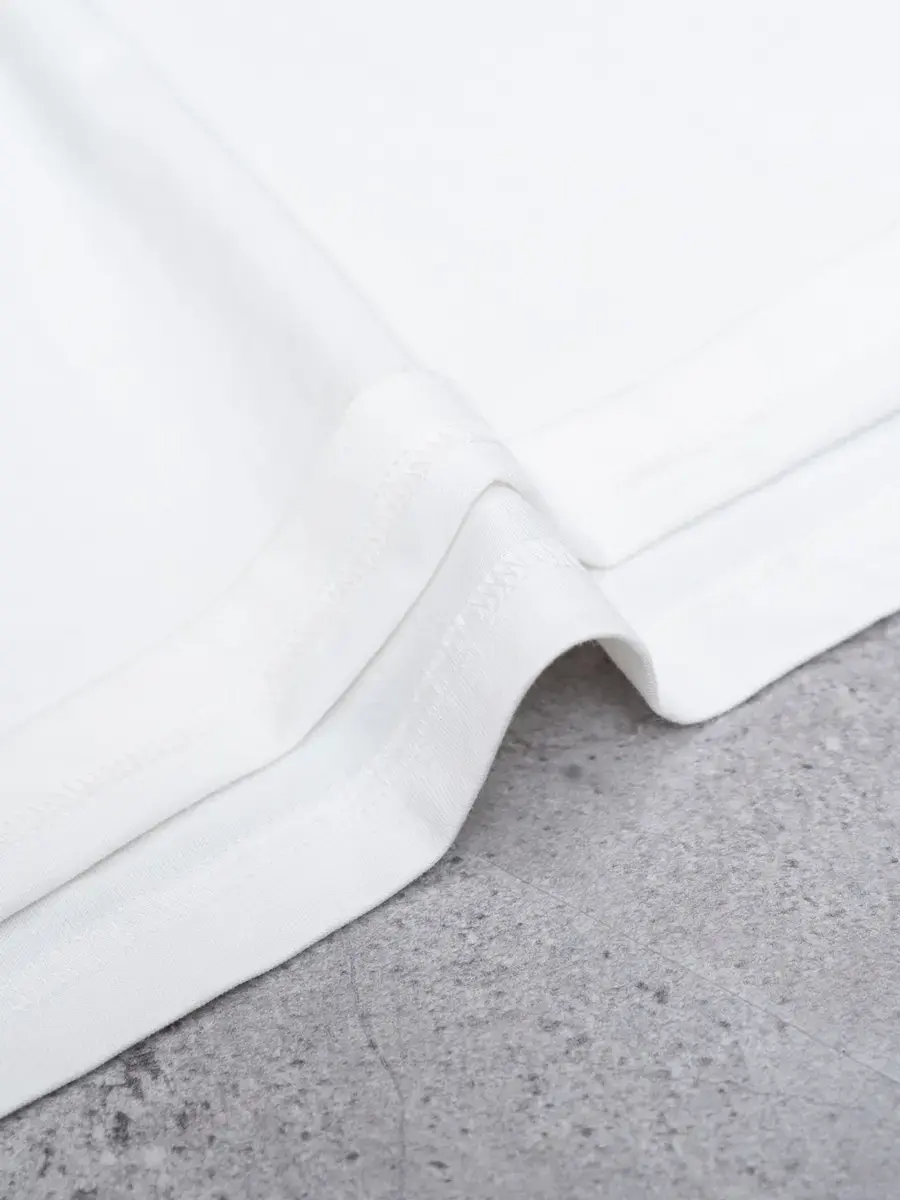 T-shirt Unisex In Chữ Cotton Usa - Trắng 1 - M