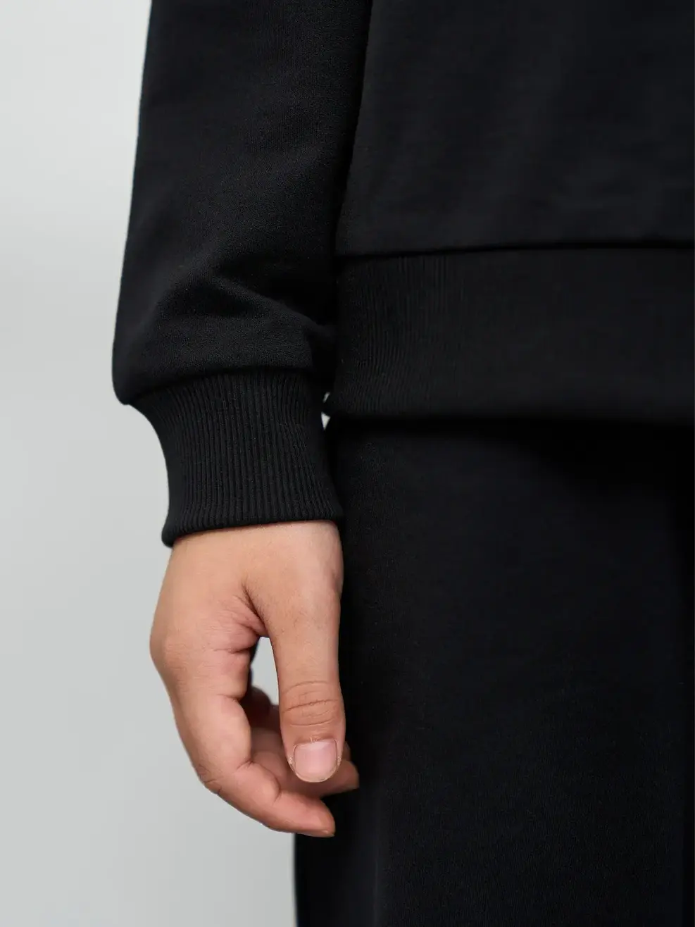 Bộ đồ kid lớn in Yody cool - Đen - 10