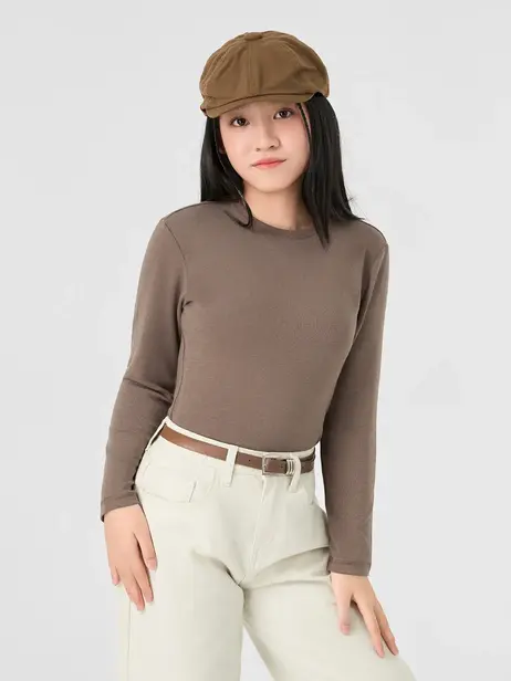 Áo Body Giữ Nhiệt Trẻ Em Cổ Tròn Cơ Bản