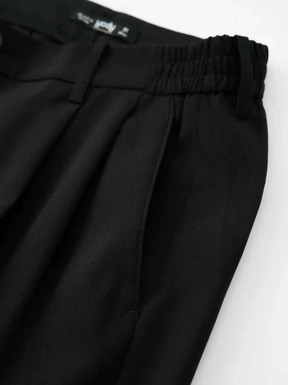 Quần Âu Nam Nam Cạp Chun Daily Pant - Đen 061 - 29
