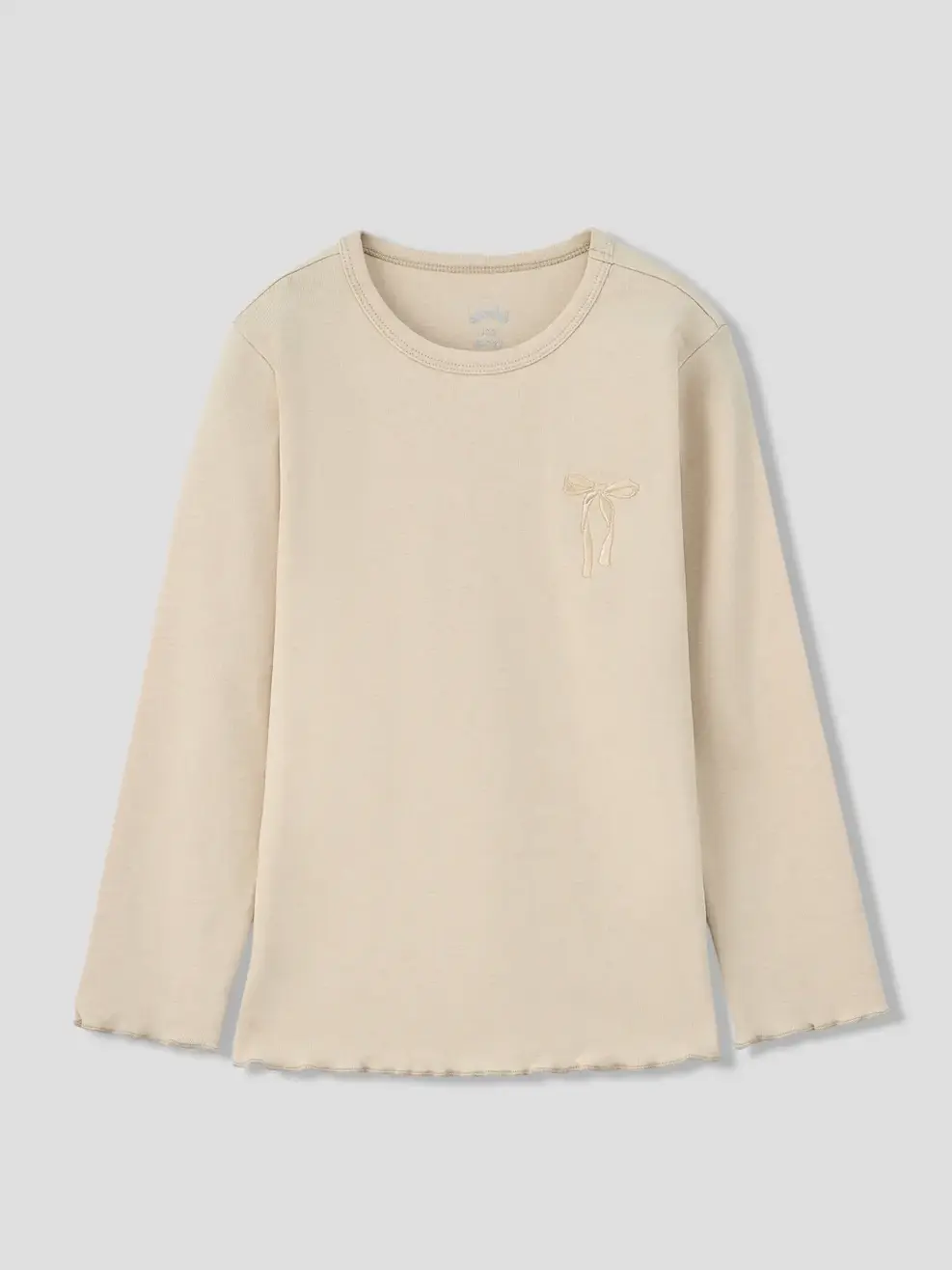 Bộ Bé Gái Thêu Nơ - BEE MELANGE - 110