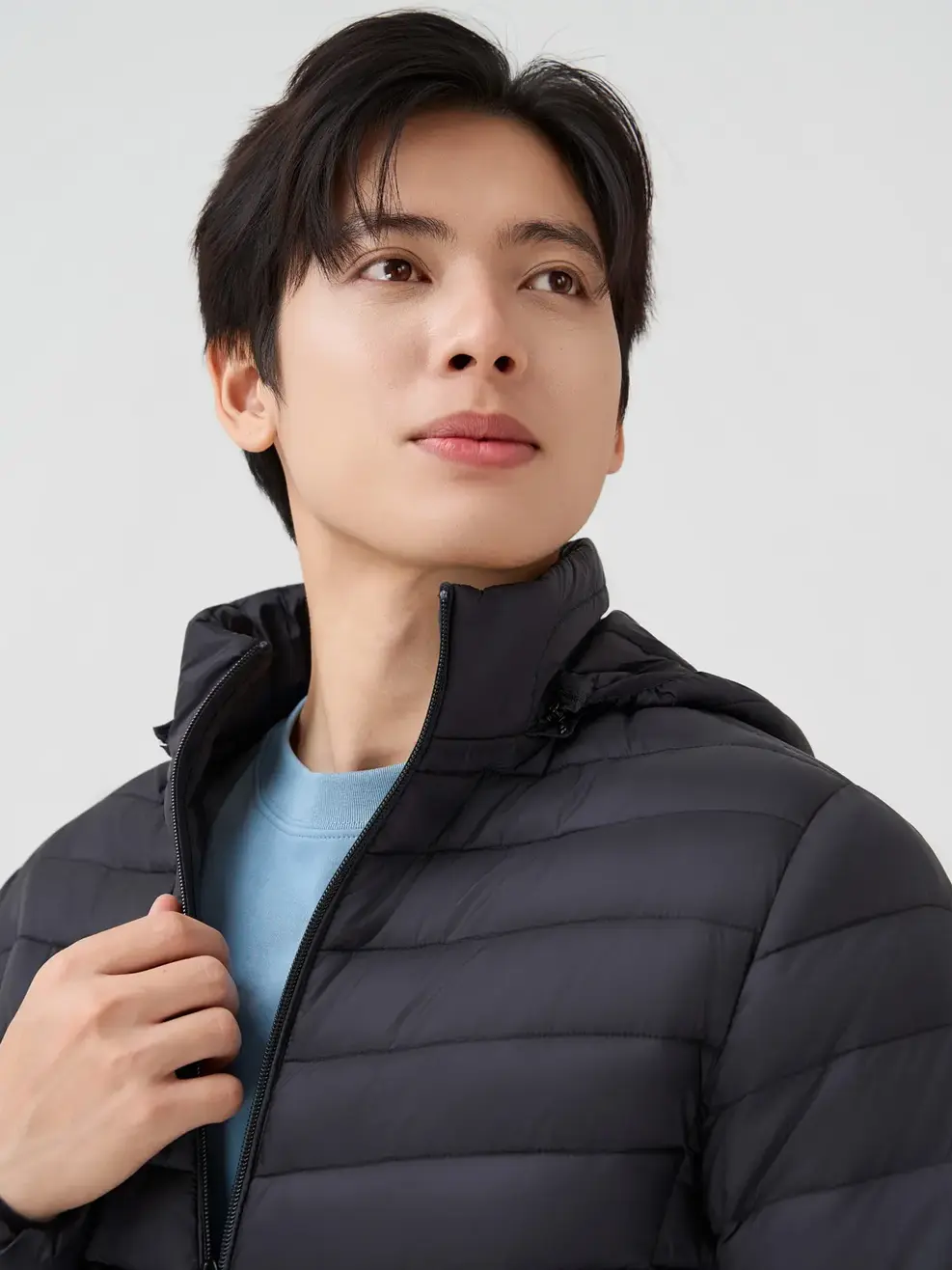 Áo Phao Nam Gia Đình 4S -  Đen 076 - M