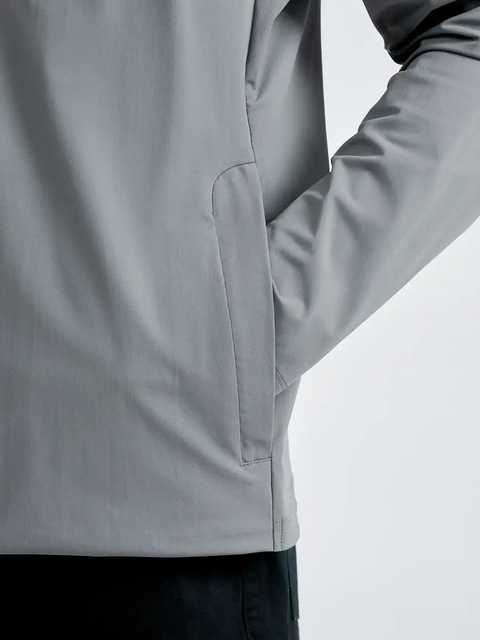 Áo Khoác Gió Thể Thao Nam Can Phối Yody Sport - Ghi - M