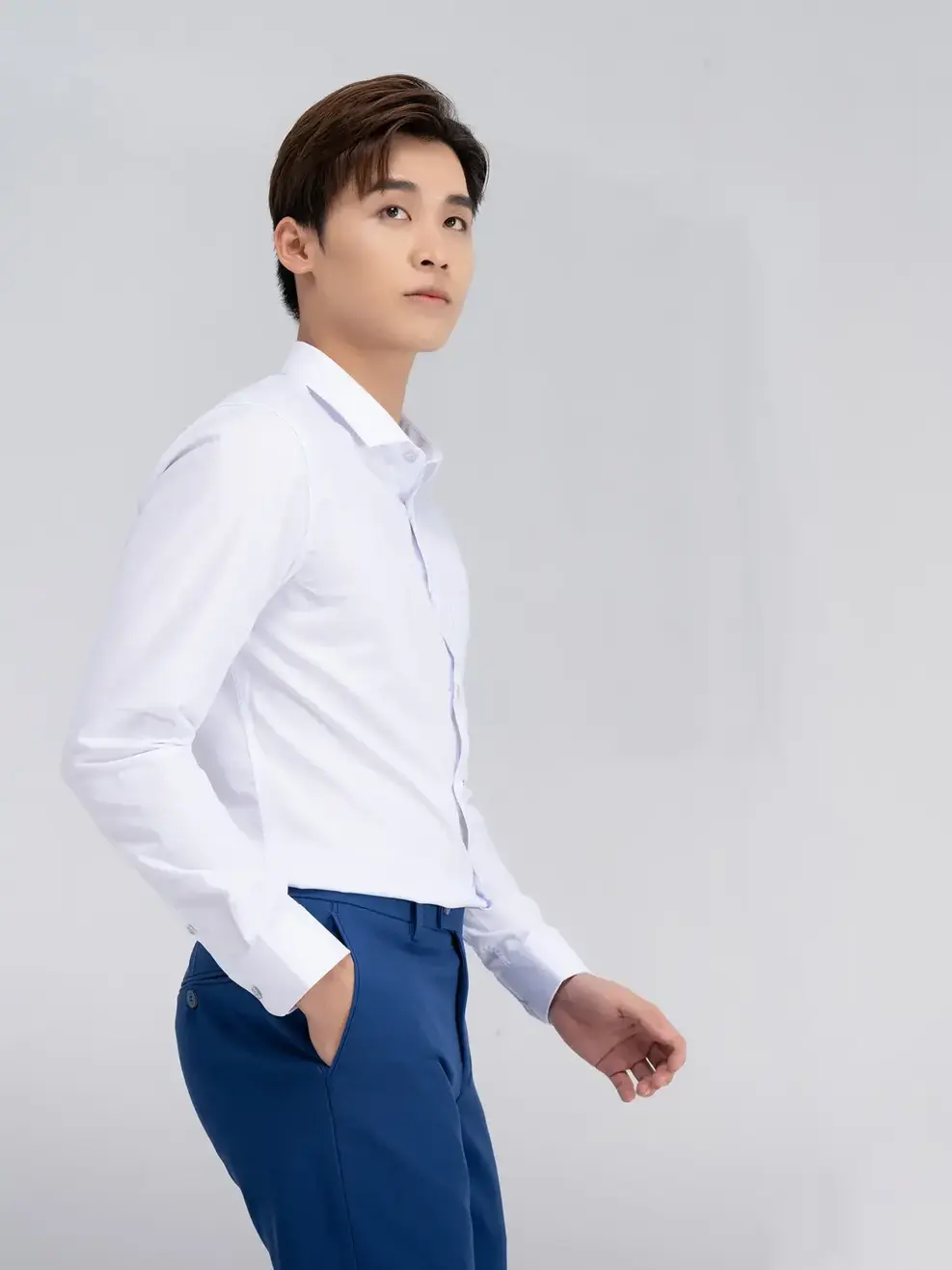 Áo Sơ Mi Nam Túi Ngực 3M (SPM5005) - TRẮNG 023 - M