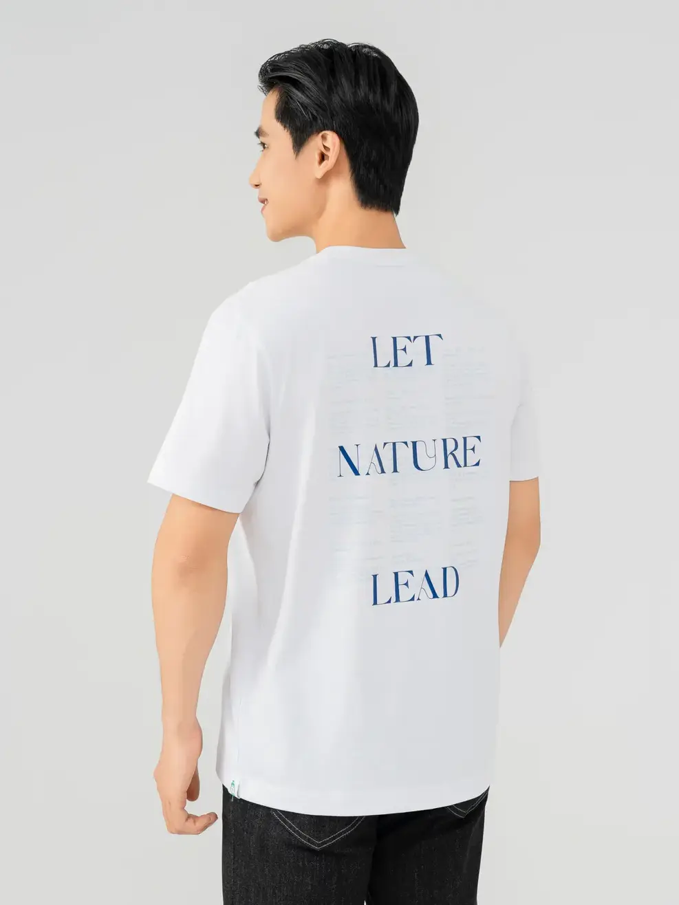 Áo Phông Nam Let Nature Lead - Trắng - M