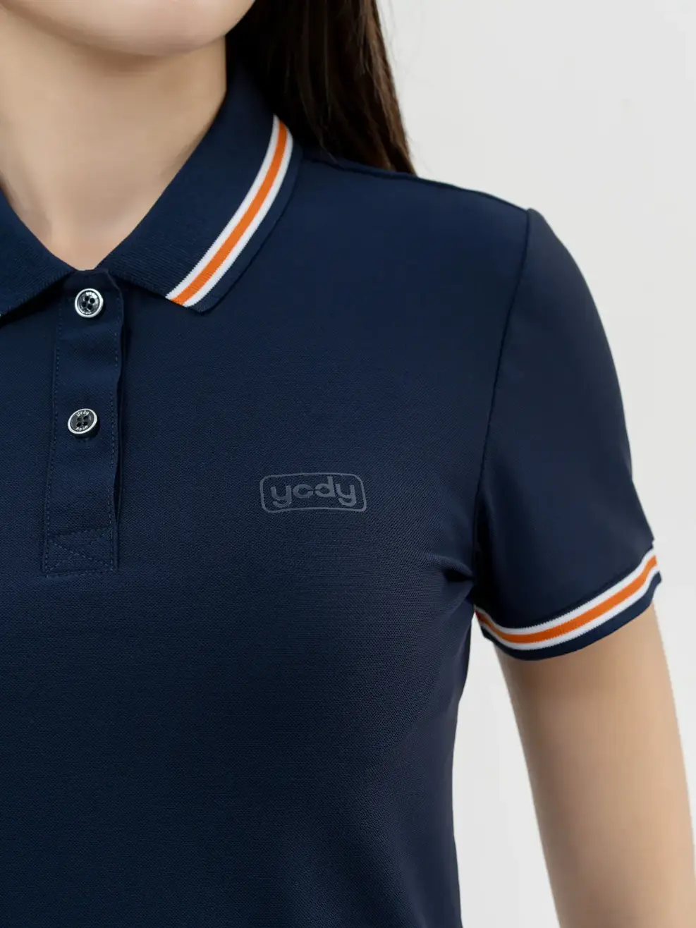 Polo Nữ Airycool Phối Cổ - Navy - S
