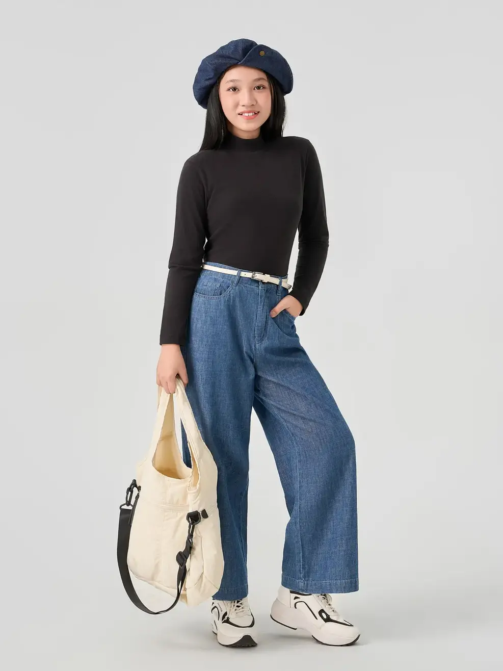 Áo Body Giữ Nhiệt Cổ Cao Cơ Bản - ĐEN 002 - 140