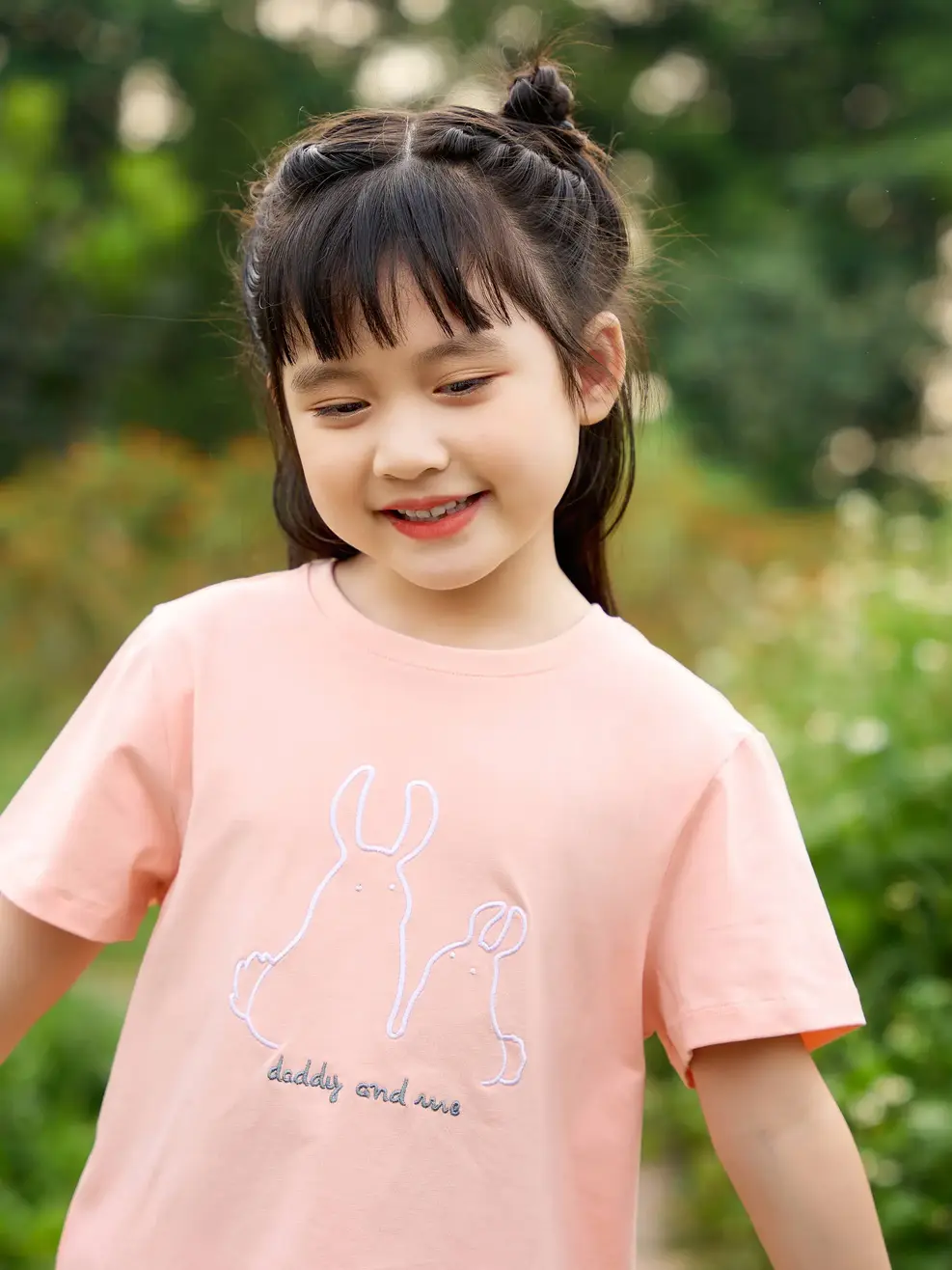 Bộ kid Daddy and me - Hồng - 6