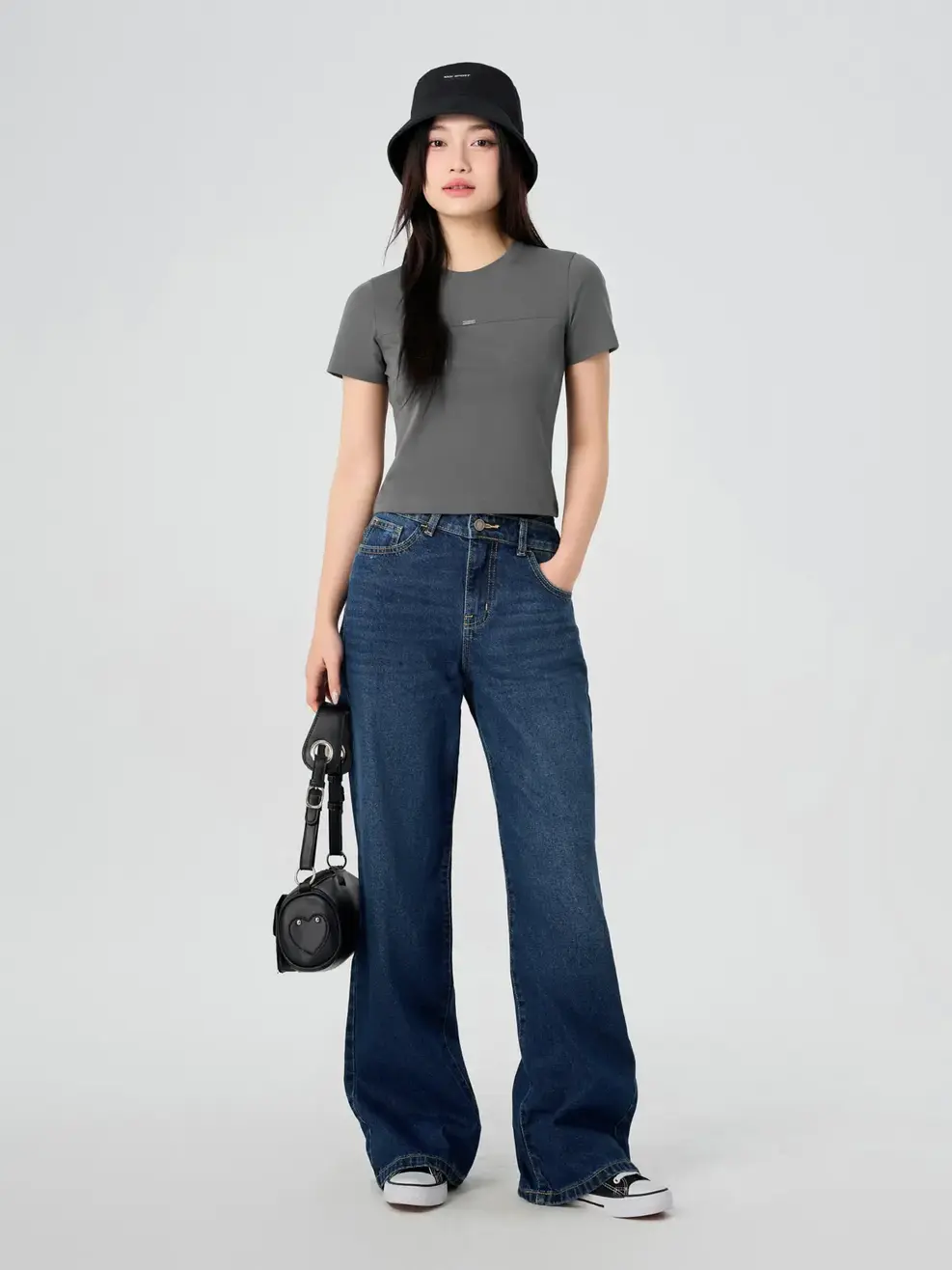 Áo Phông Diễu Chỉ - Than chì 007 - M