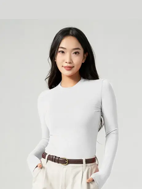 Áo Thu Đông Nữ Giữ Nhiệt Cổ Tròn