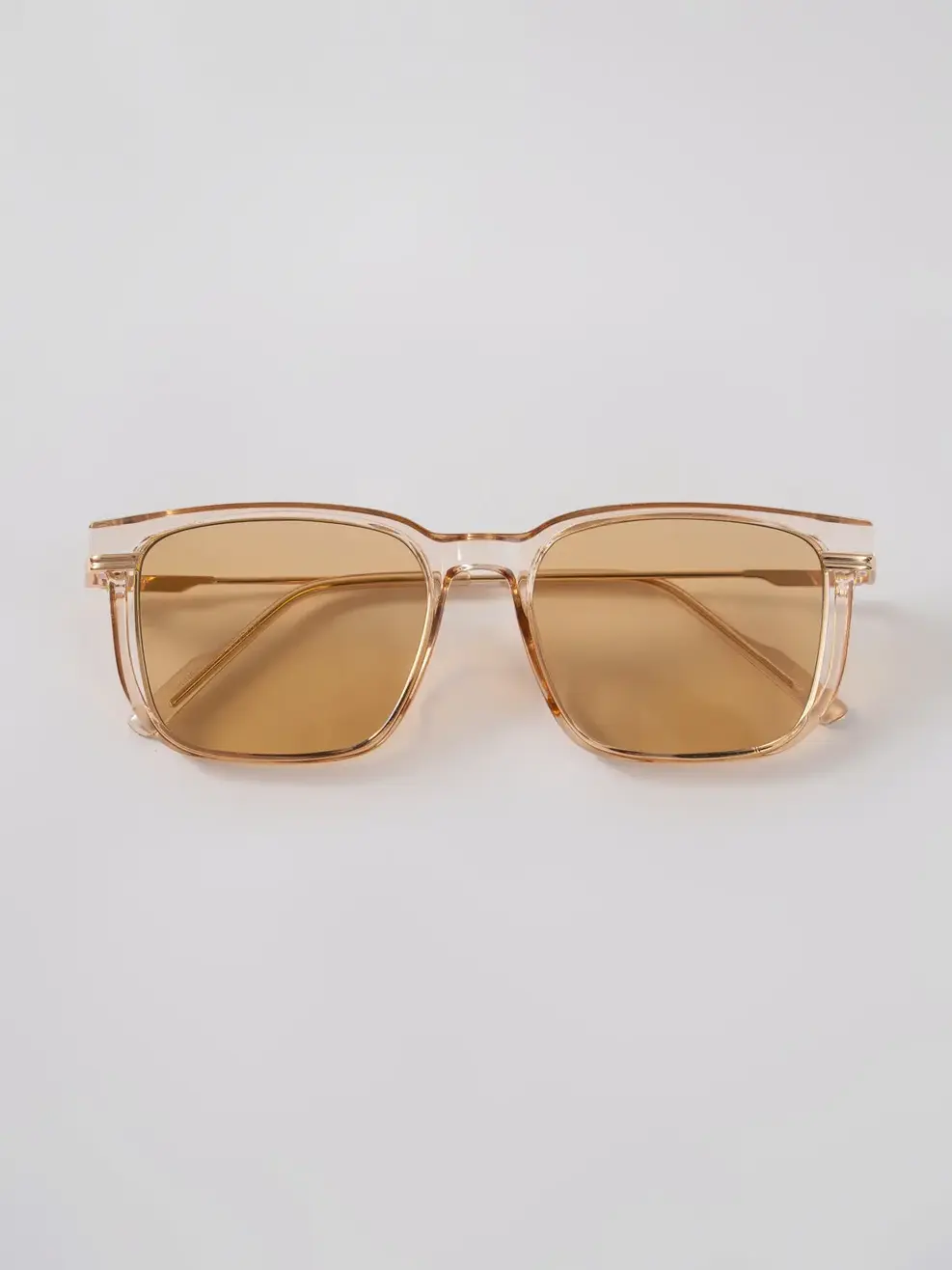 Kính Râm Phân Cực Gọng Kim Loại - Nâu - XXX