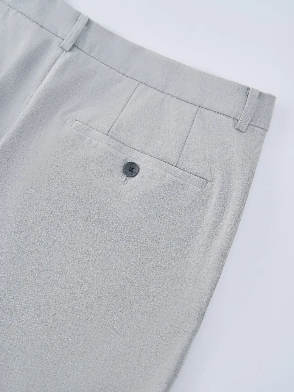 Quần Dài Âu Nam Cạp Chun Ốp (qam6049) - Xám melanger 041 - 29