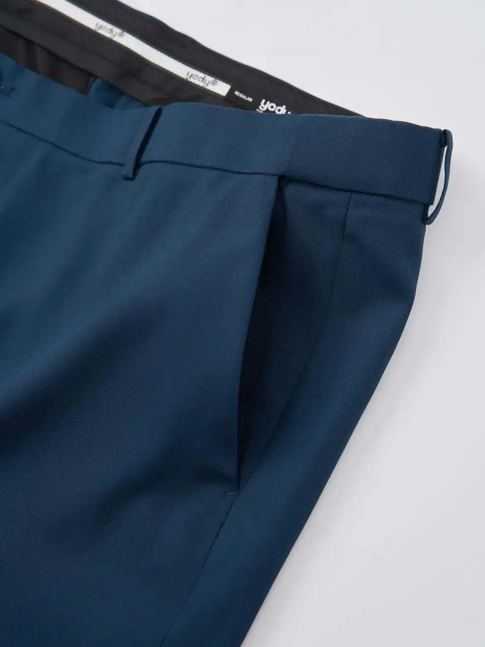 Quần âu nam cạp di động phom Regular - Tím Than 006 - 29