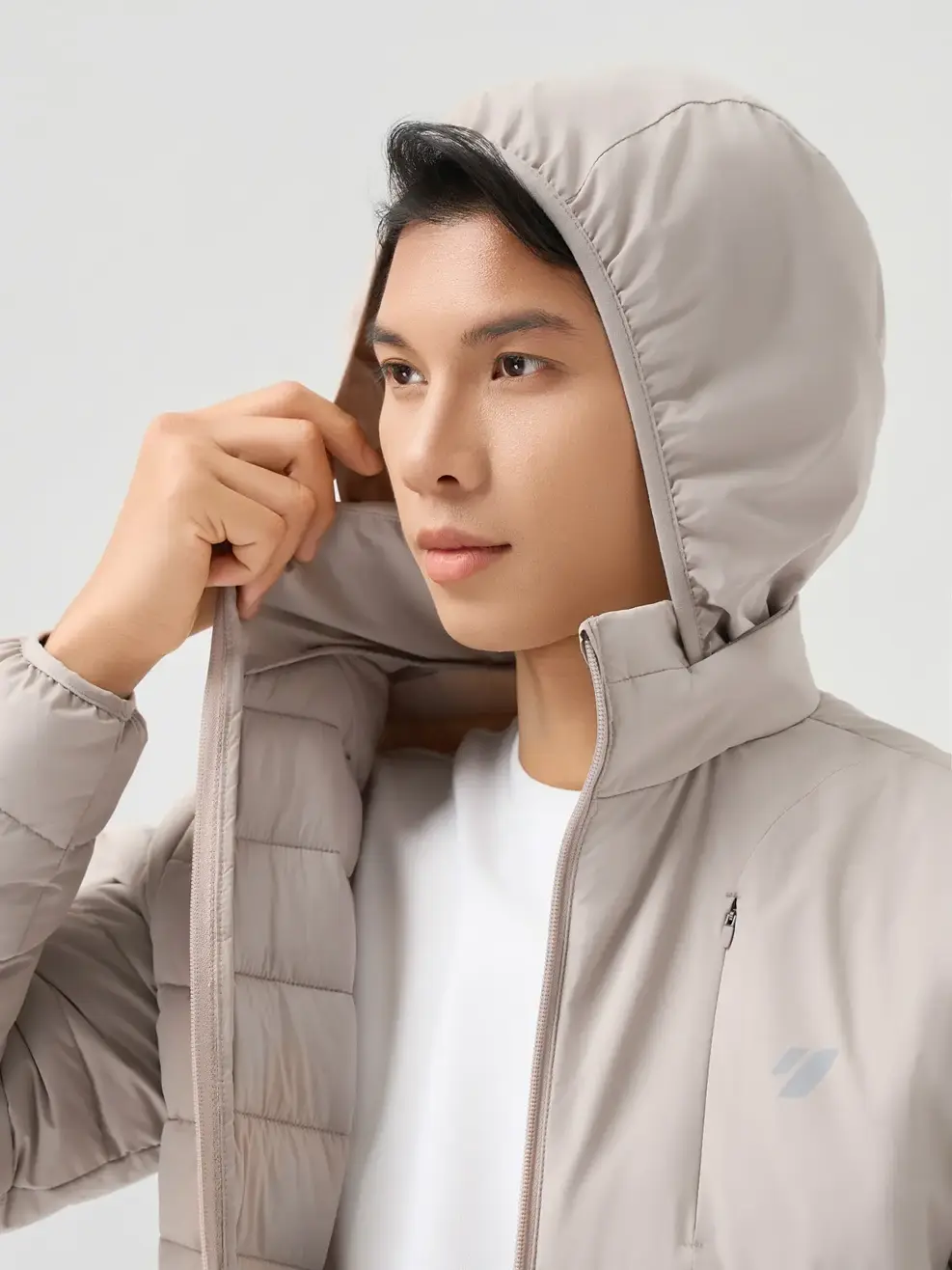 Áo Phao Nam Mũ Ẩn 4S.Plus - Nâu 137 - M