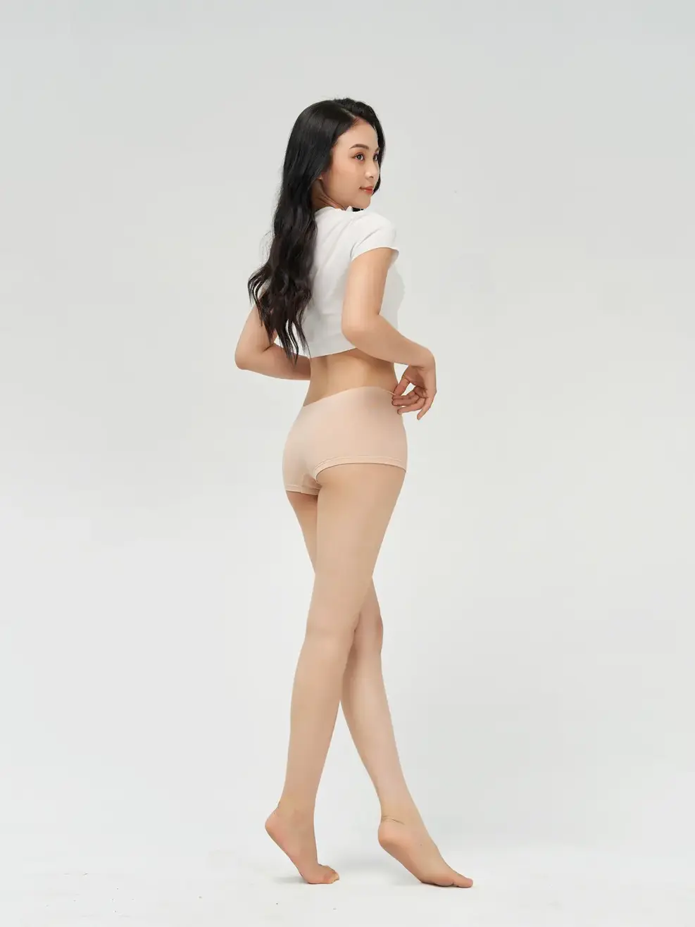 Quần chip nữ boxer - Be - L