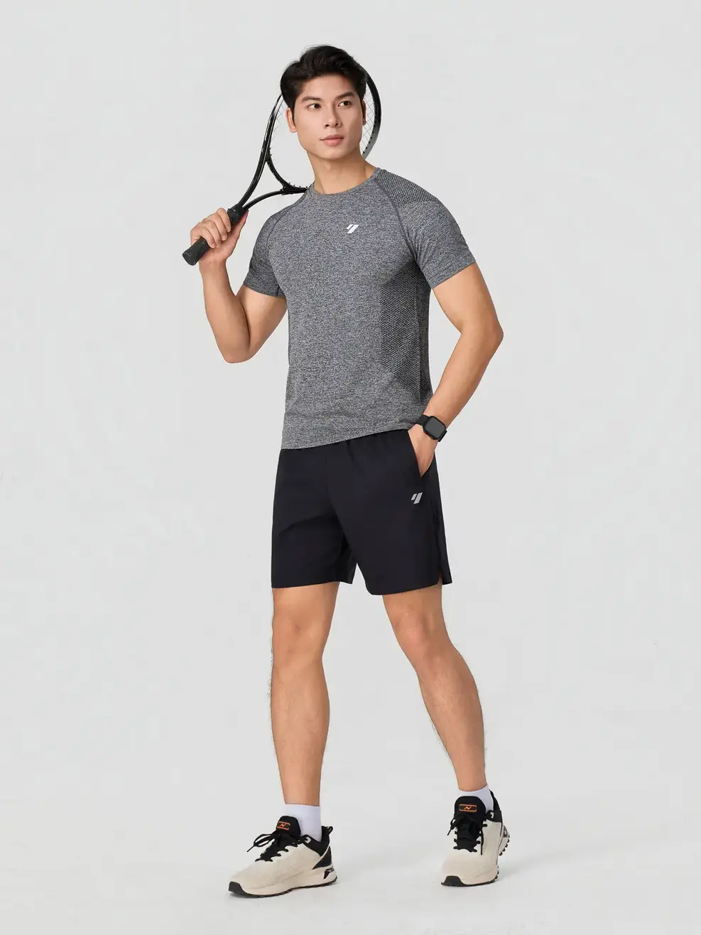 Quần Shorts Thể Thao 5 inch AirLite 5 - ĐEN 002 - 29