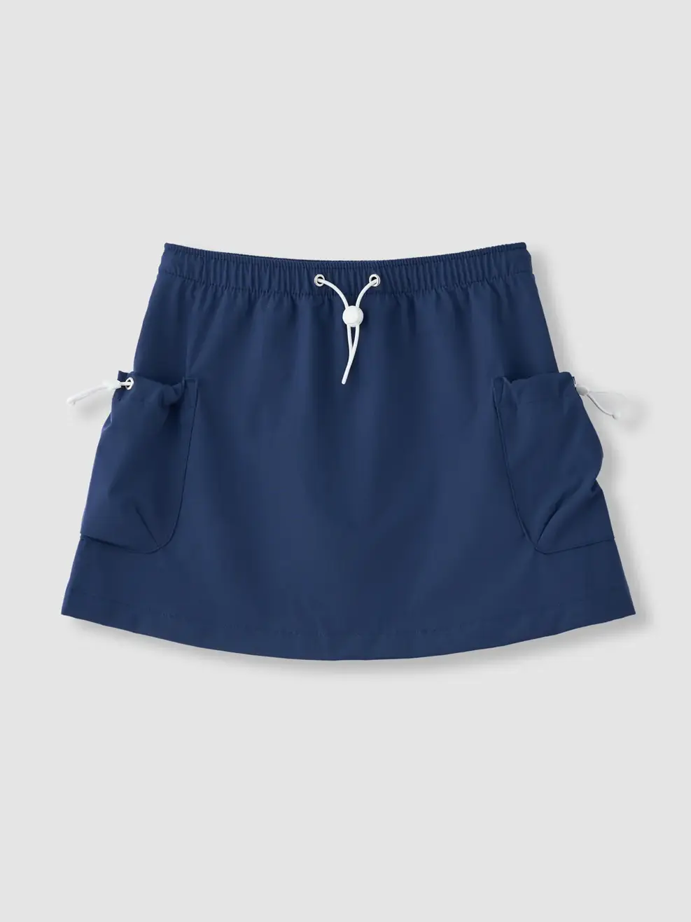 Chân Váy Kid Gió Phối Túi Rút Dây - Navy 005 - 2-3