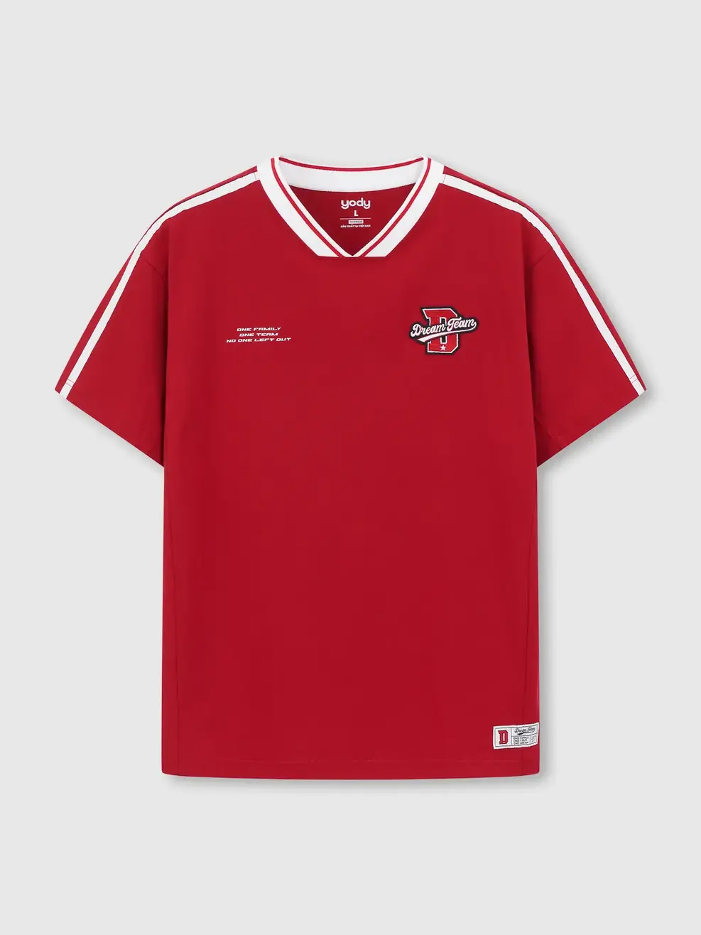 Áo Phông Cổ Tim Dream Team - Đỏ 026 - M