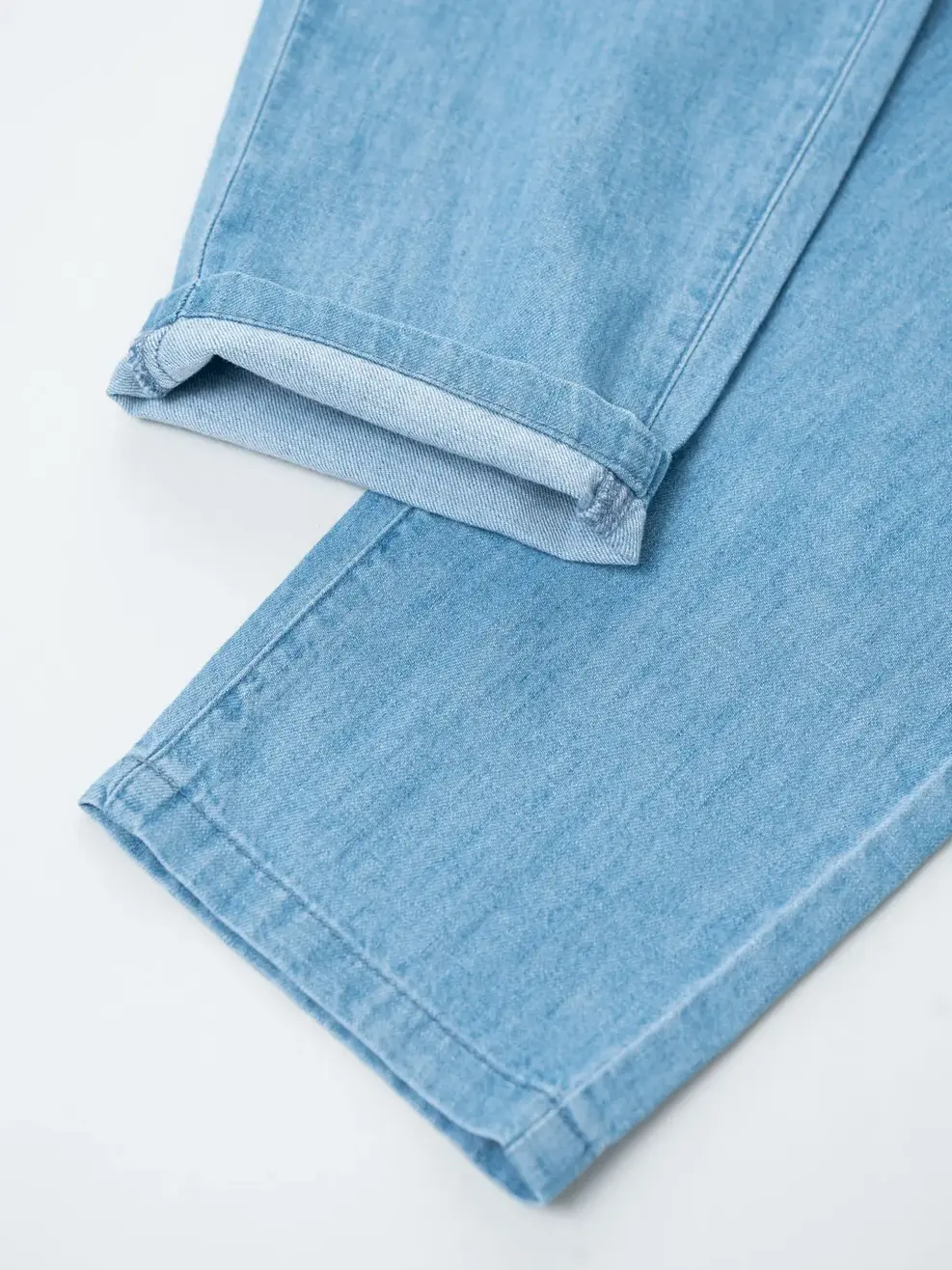 Quần Jean Nữ Giấy Tencel Baggy - Xanh nhạt - 25