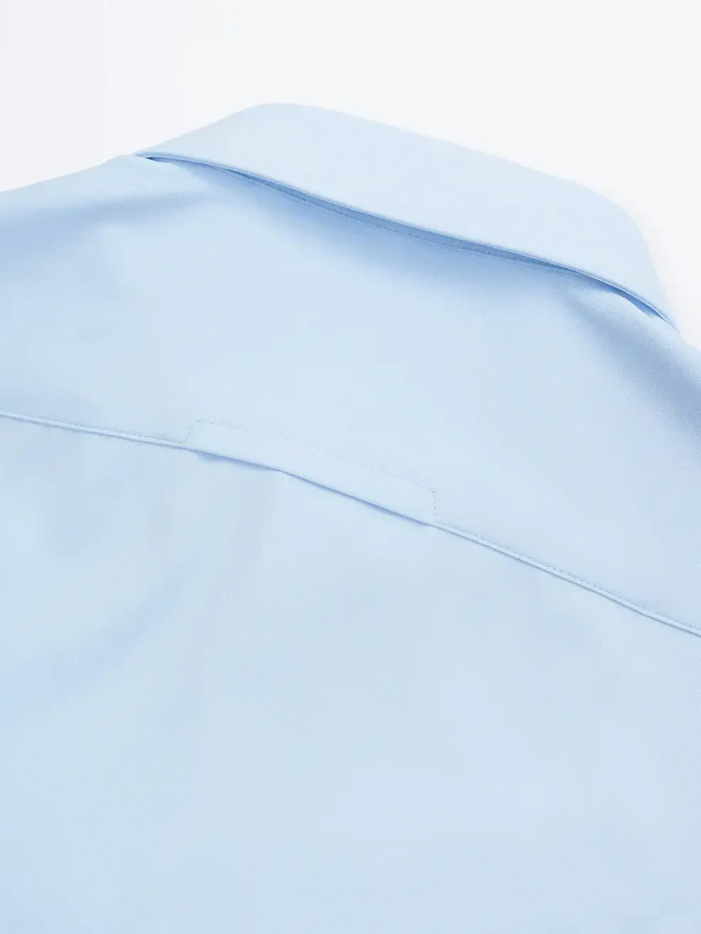 Sơ mi nano cộc tay quốc dân - Xanh nhạt - M