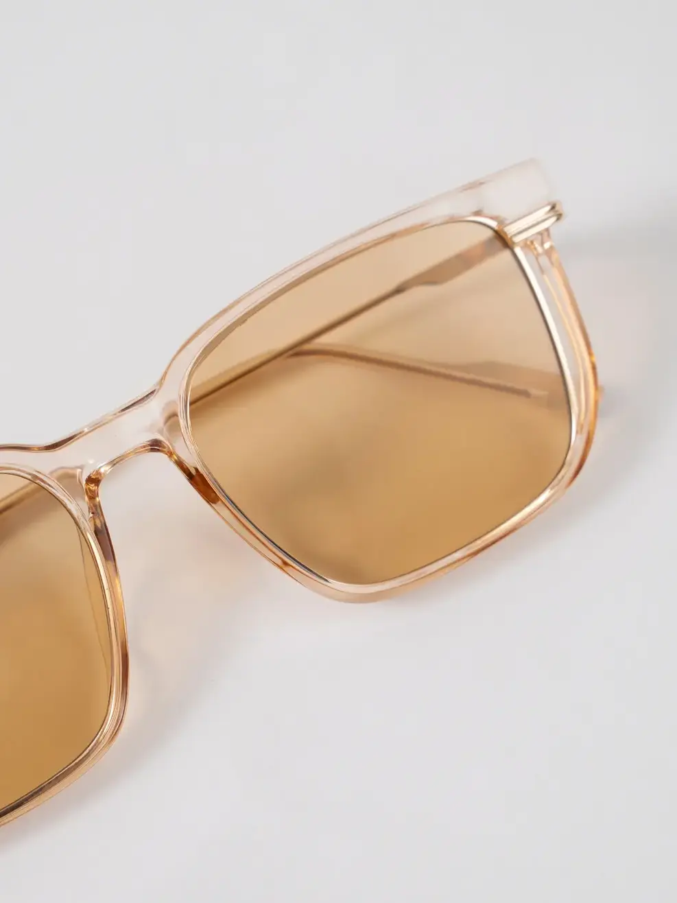 Kính Râm Phân Cực Gọng Kim Loại - Nâu - XXX