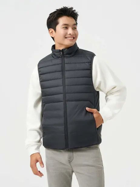 Áo Phao Gile Nam Thời Trang Kéo Khóa